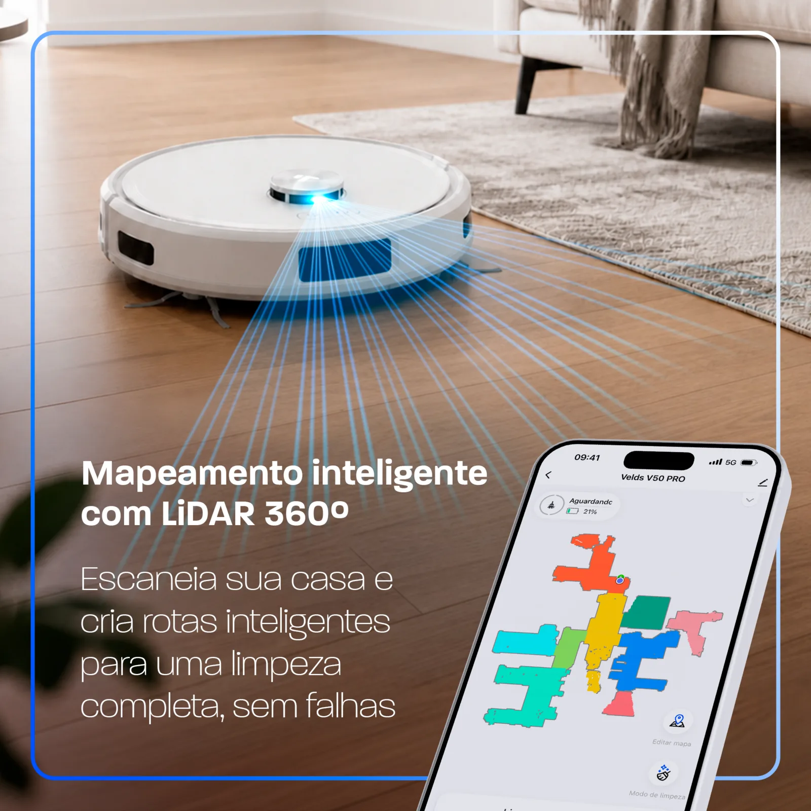 Robô Aspirador V50 PRO — foto 2