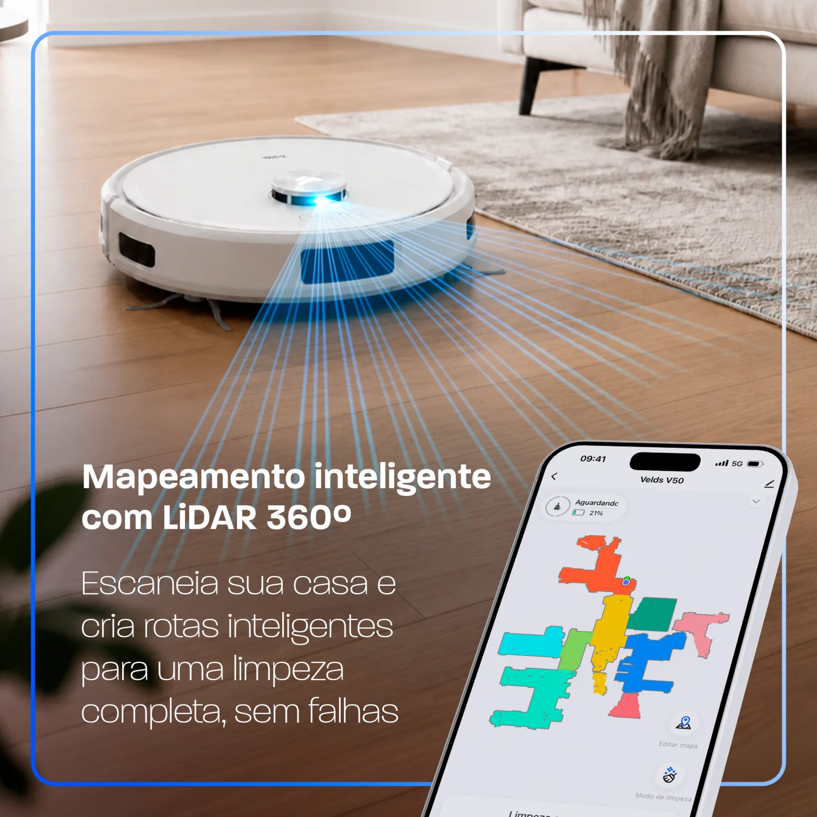 Robô Aspirador V50 — foto 2